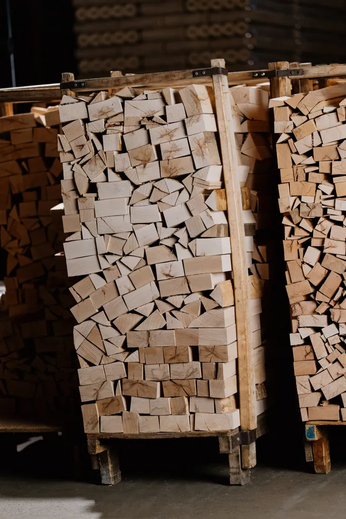 Nahaufnahme hochwertiger Brennstoffe für Region Stallwang